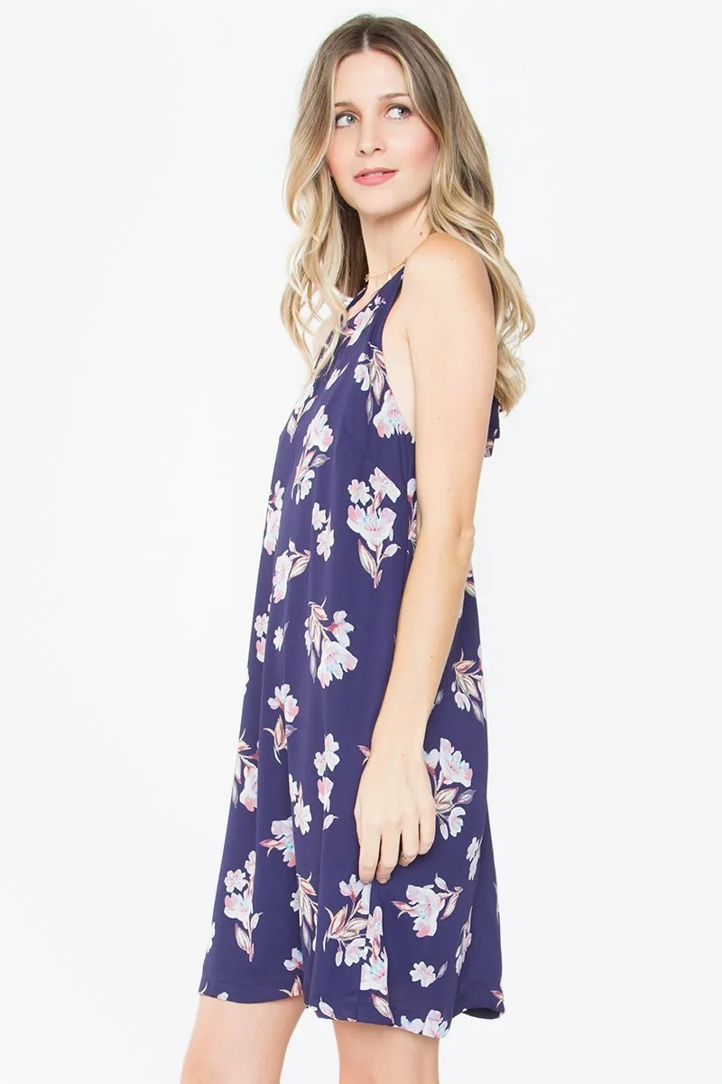 Barrie Printed Ruffle Dress