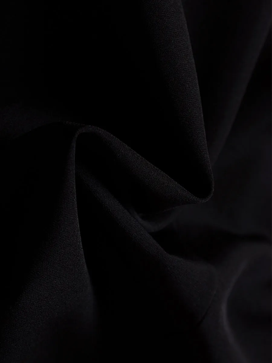 Black Butterfly Polo Dress