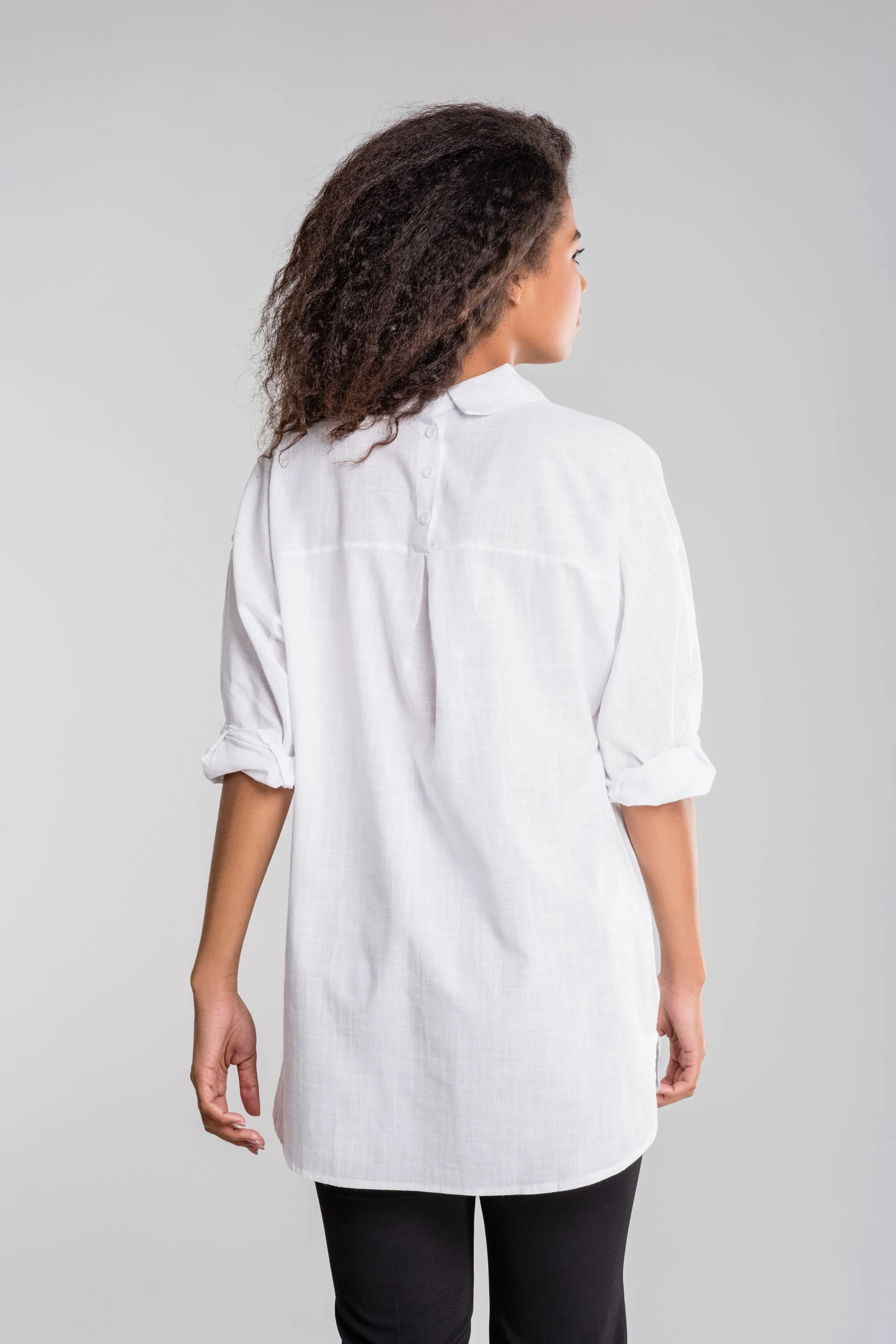 Breezy Elegance Linen Shirt