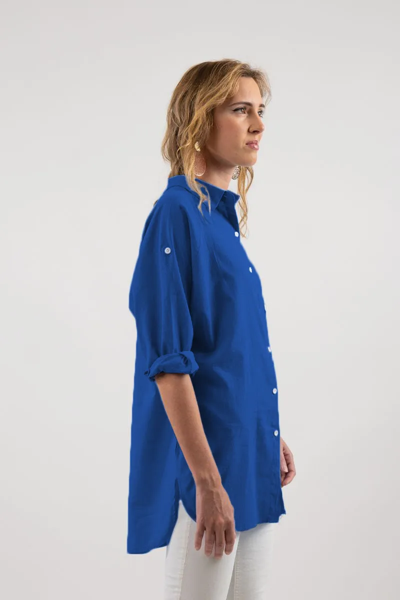 Breezy Elegance Linen Shirt