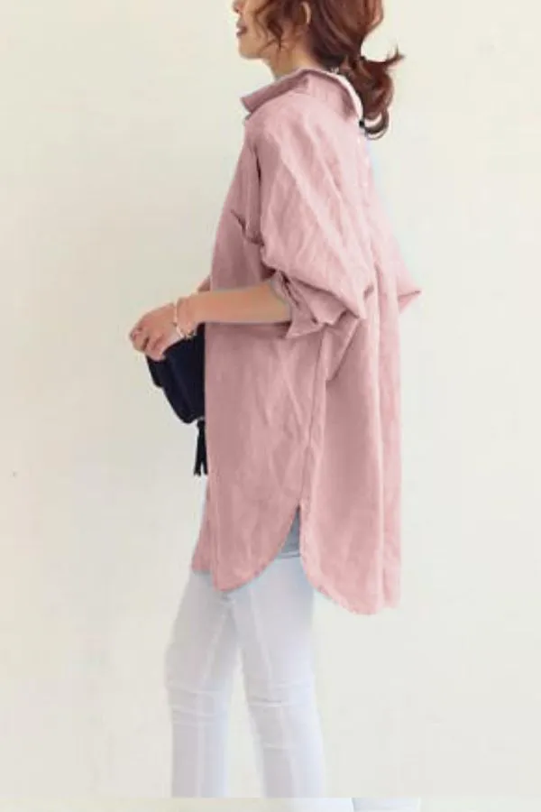 Breezy Elegance Linen Shirt