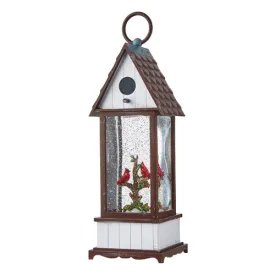 Cardinal Lighted Water Birdhouse