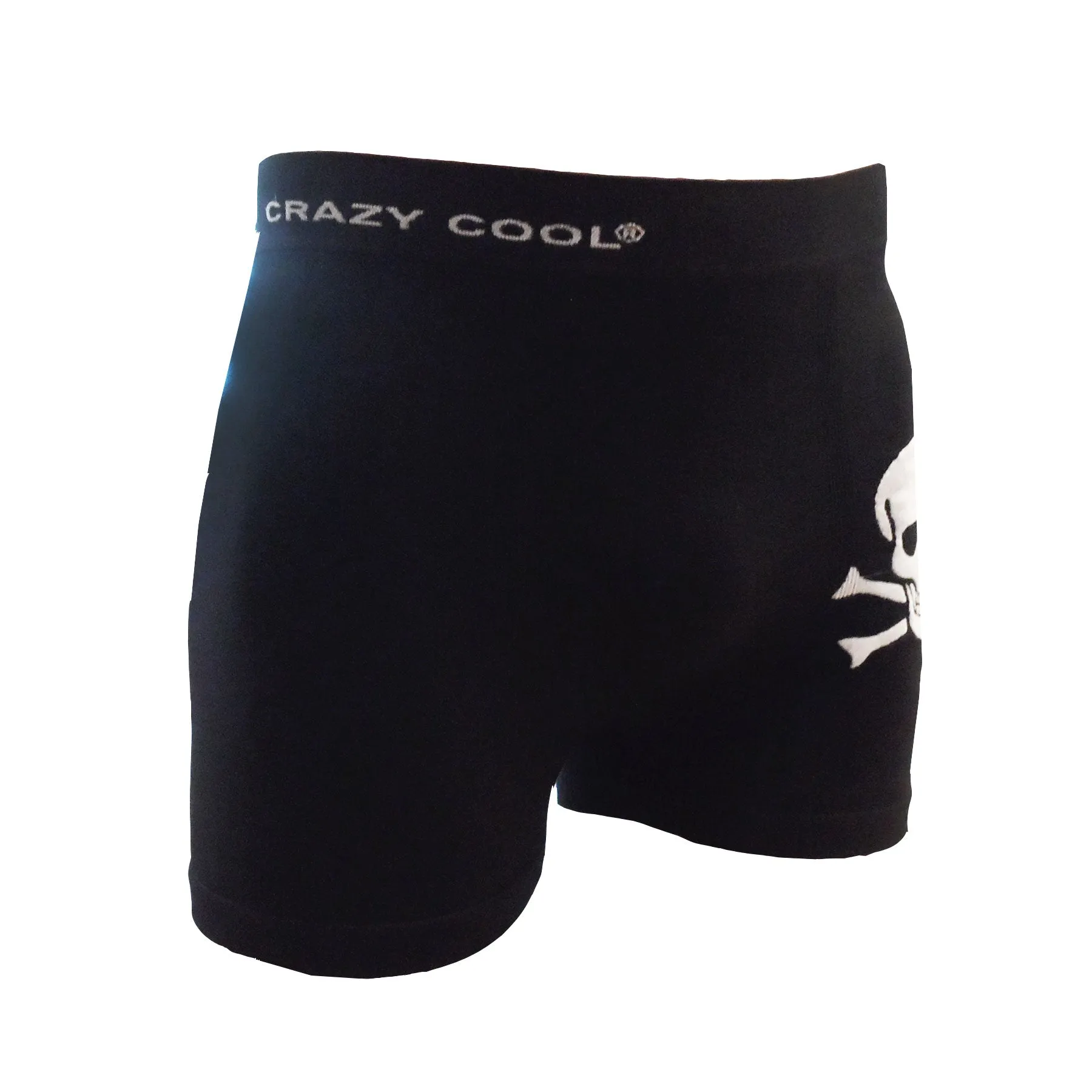 Crazy Cool Stretches Seamless Mens Boxer Briefs Underwear 6-Pack Gift Box - Skull