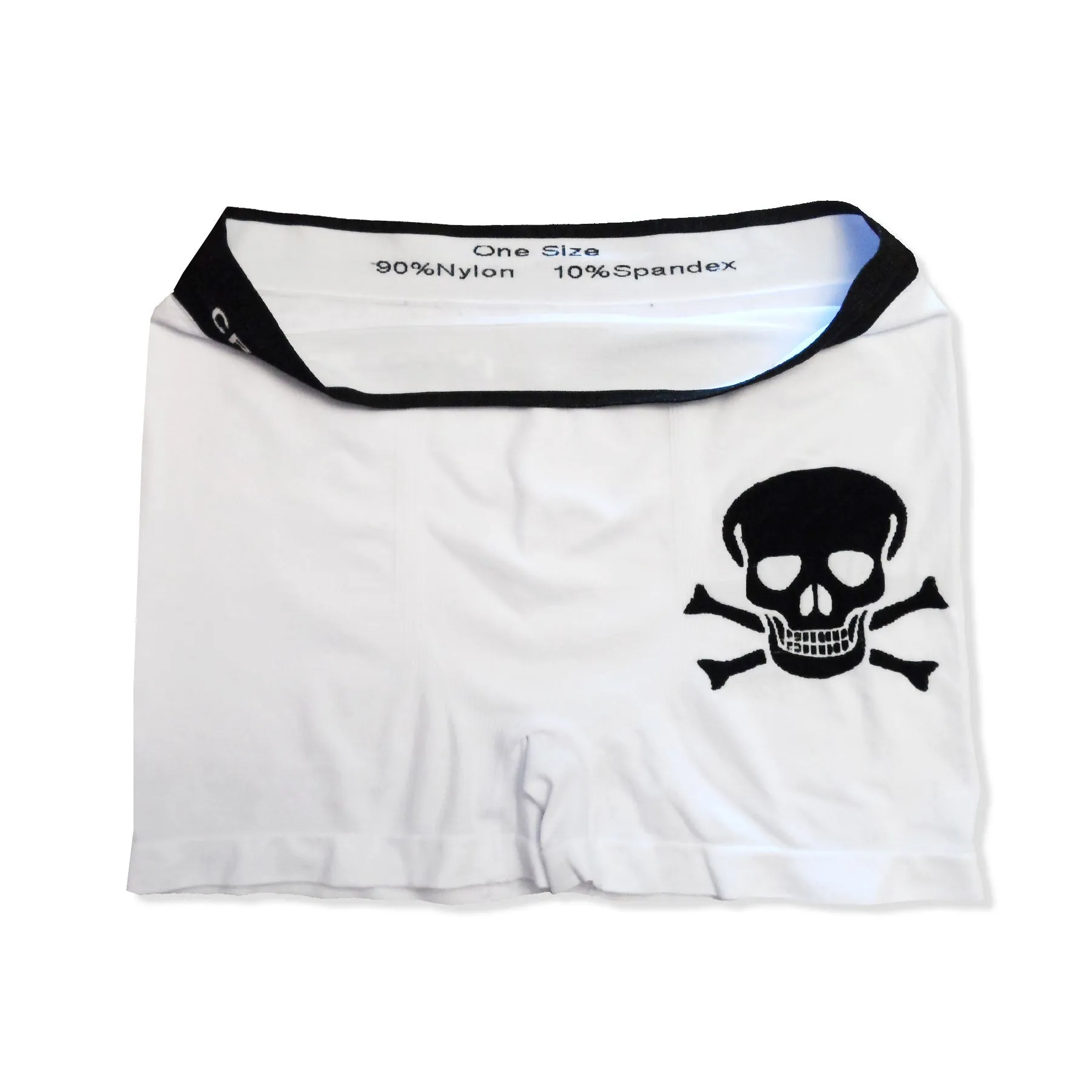 Crazy Cool Stretches Seamless Mens Boxer Briefs Underwear 6-Pack Gift Box - Skull