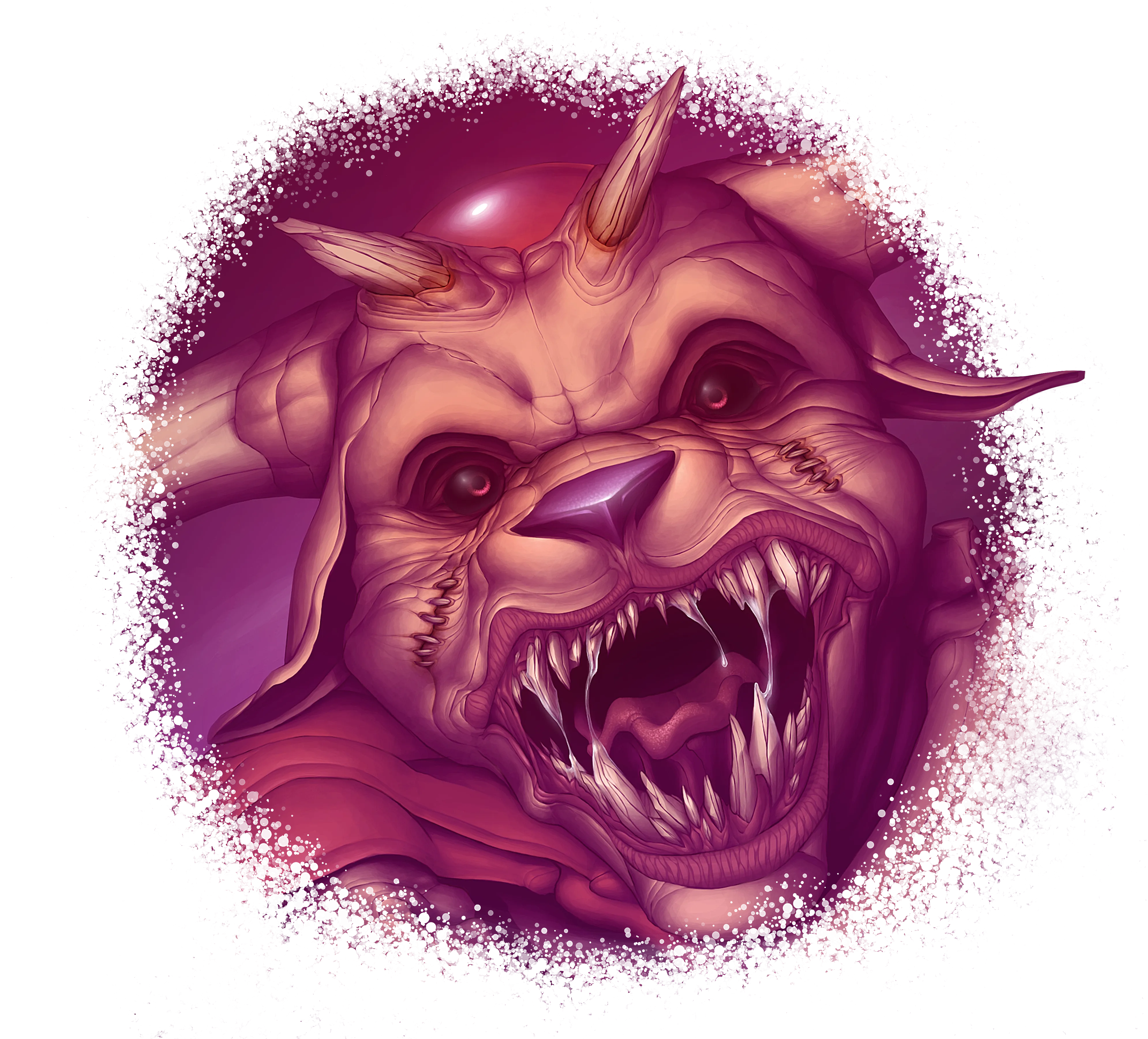 Dante Demon Face by RykyRamirez - T-Shirt