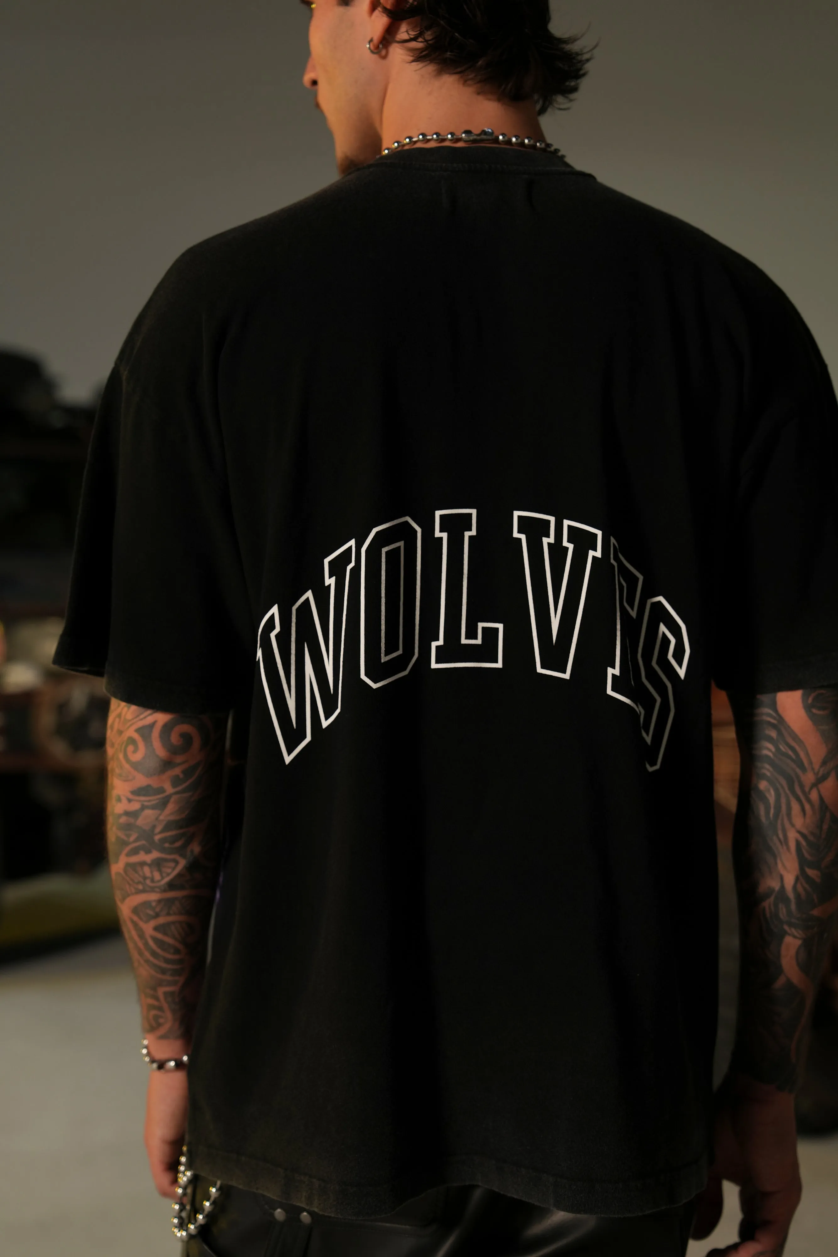 Elysium "Premium" Oversized Tee in Black