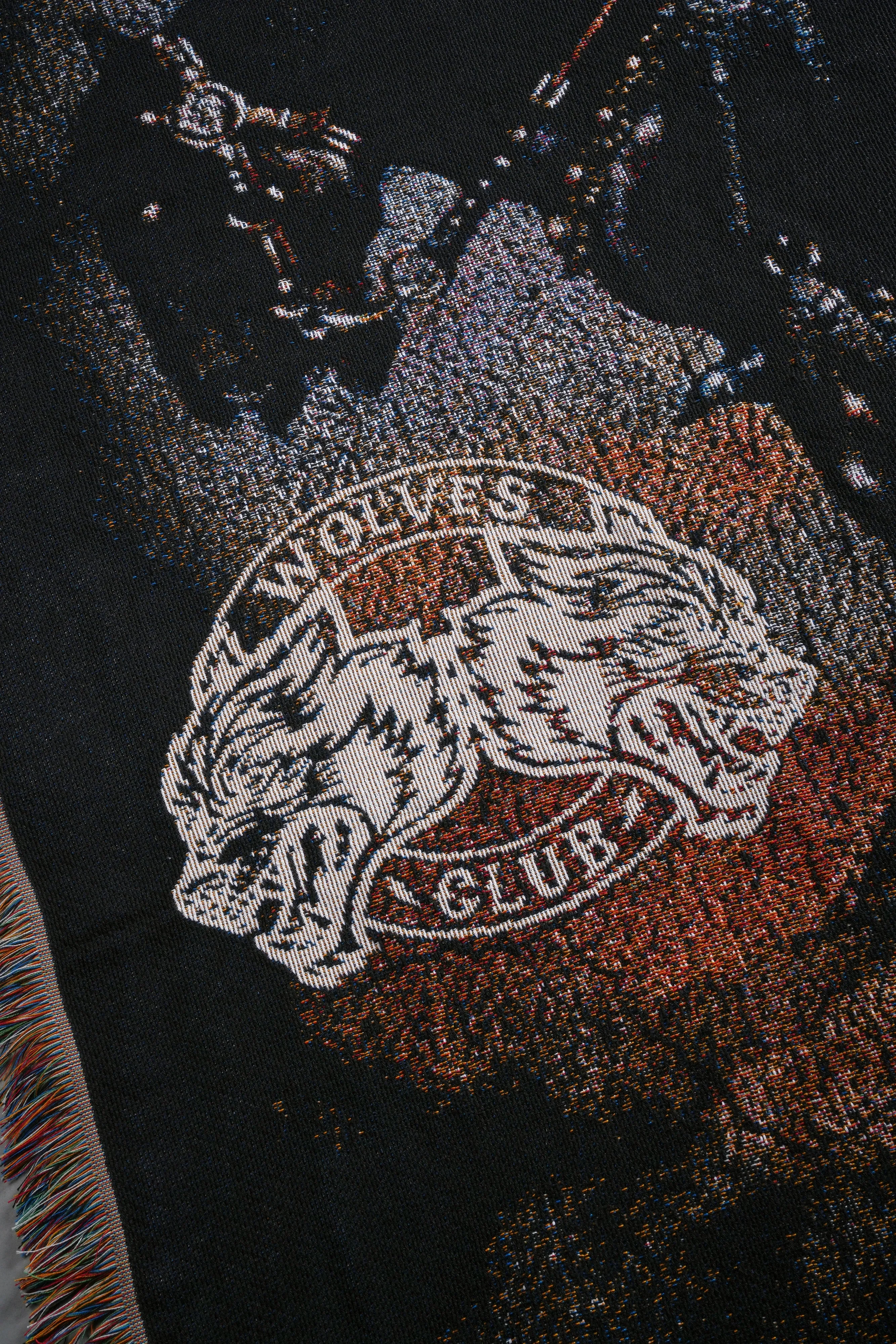 Elysium Tapestry Blanket in Black