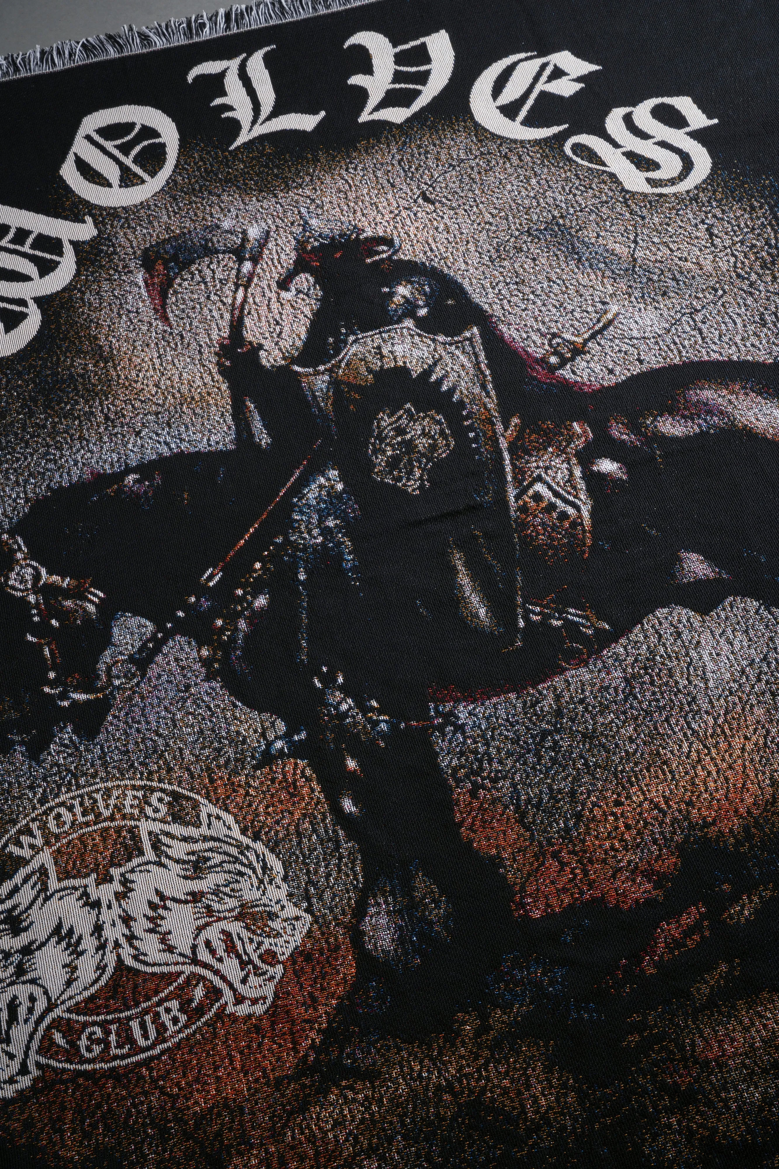Elysium Tapestry Blanket in Black