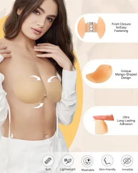 HORISUN Sticky Bra Silicone Strapless Backless Bras