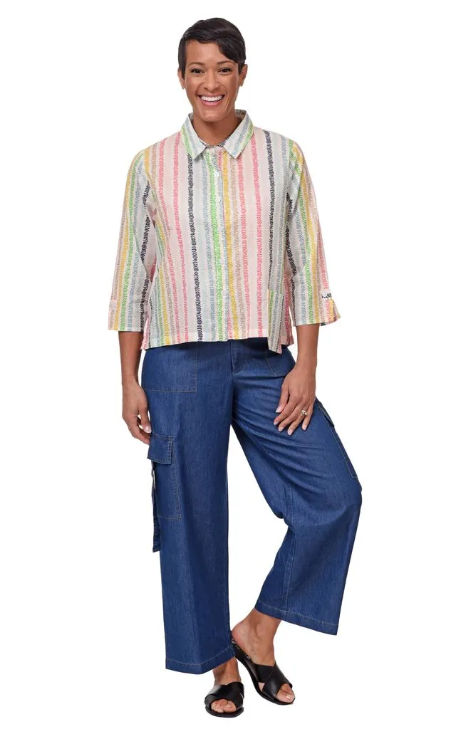 Jaycee Womens Top Jacket in Leaf