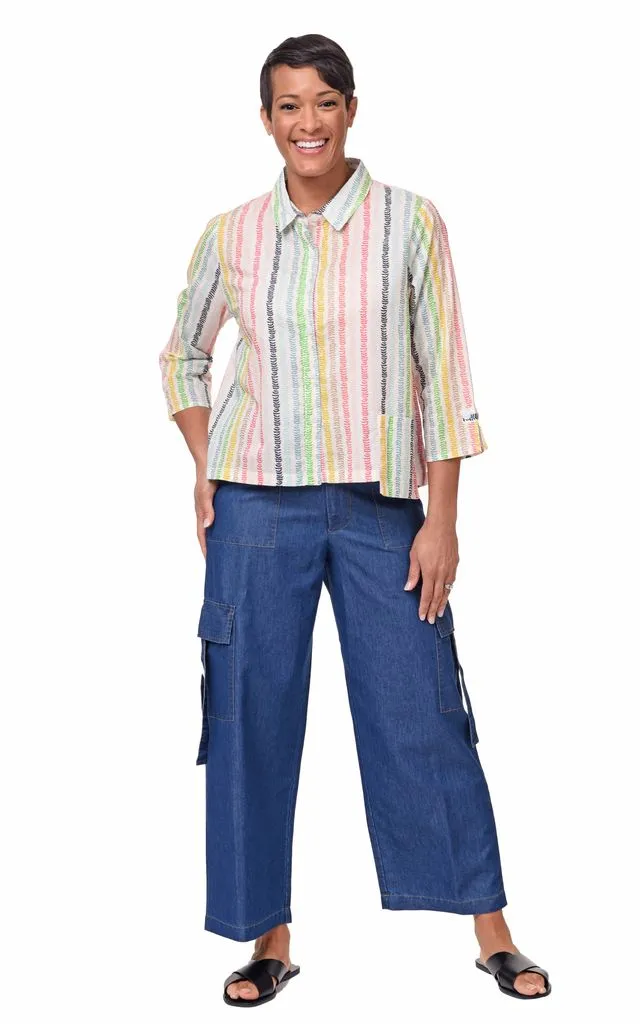 Jaycee Womens Top Jacket in Leaf