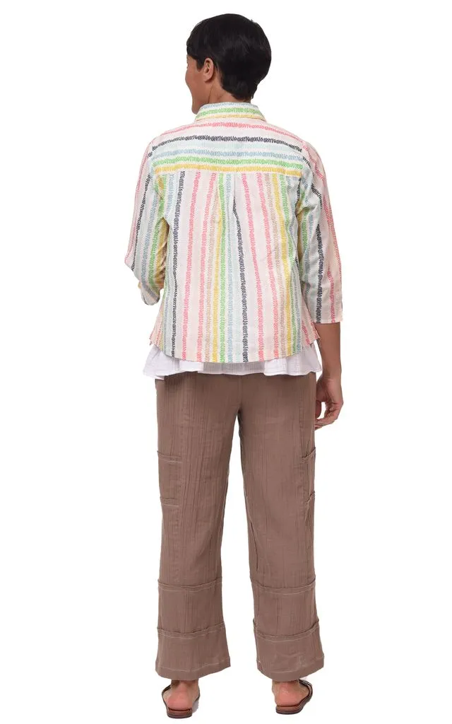 Jaycee Womens Top Jacket in Leaf