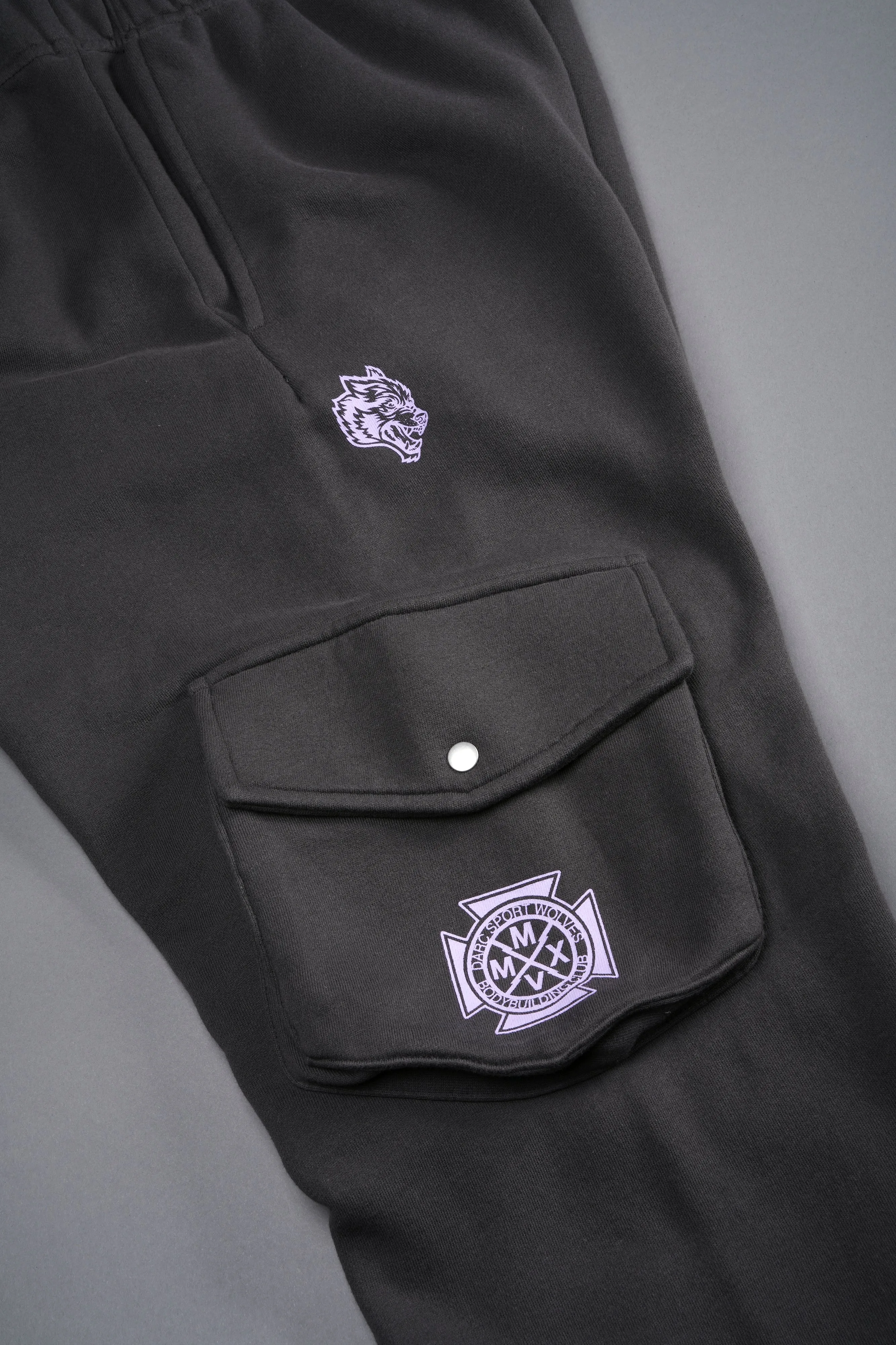 The Power Bigelow Cargo Sweat Pants in Wolf Gray