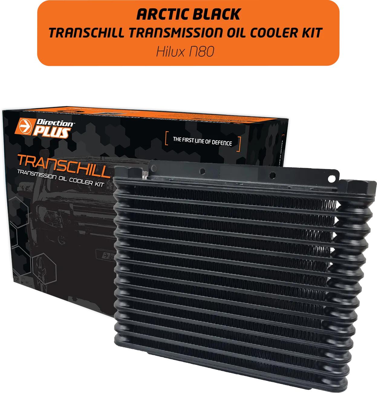 Transchill Arctic Black Transmission Cooler Kit TOYOTA HILUX N80 (TCB628DPK)